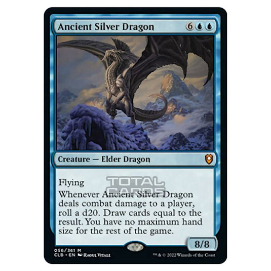 Magic The Gathering - Commander Legends - Battle for Baldur's Gate - Ancient Silver Dragon - 056/361