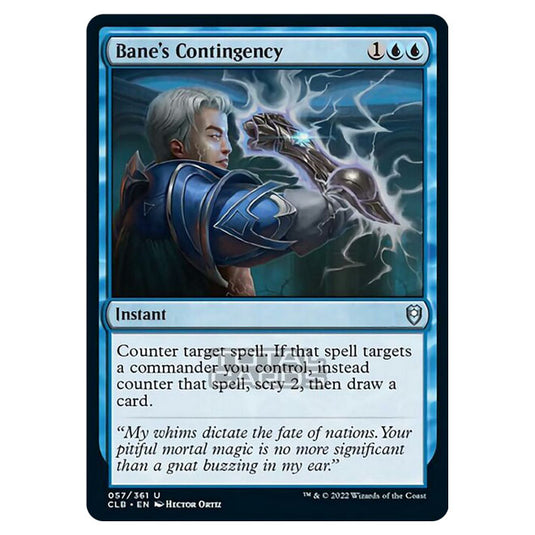 Magic The Gathering - Commander Legends - Battle for Baldur's Gate - Bane's Contingency - 057/361