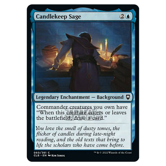 Magic The Gathering - Commander Legends - Battle for Baldur's Gate - Candlekeep Sage - 060/361