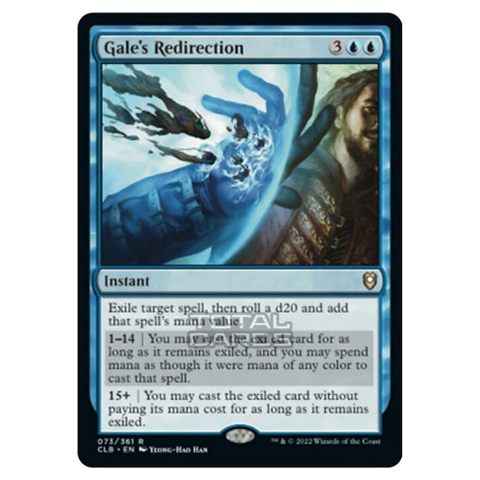 Magic The Gathering - Commander Legends - Battle for Baldur's Gate - Gale's Redirection - 073/361