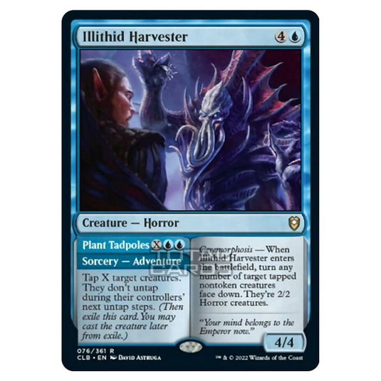 Magic The Gathering - Commander Legends - Battle for Baldur's Gate - Illithid Harvester / Plant Tadpoles - 076/361