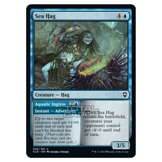 Magic The Gathering - Commander Legends - Battle for Baldur's Gate - Sea Hag / Aquatic Ingress - 095/361