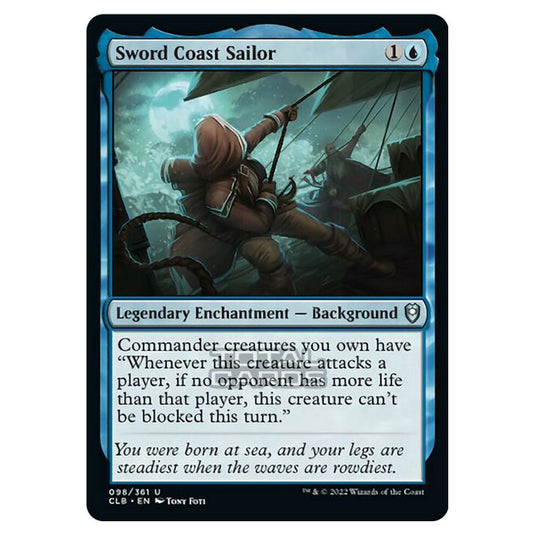 Magic The Gathering - Commander Legends - Battle for Baldur's Gate - Sword Coast Sailor - 098/361