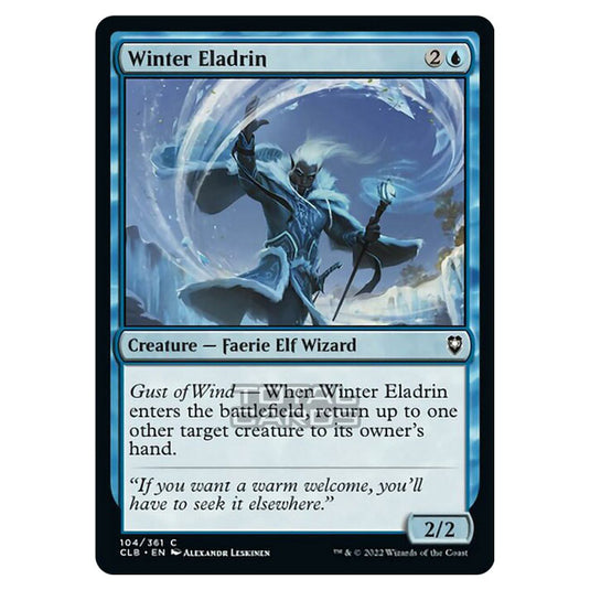 Magic The Gathering - Commander Legends - Battle for Baldur's Gate - Winter Eladrin - 104/361