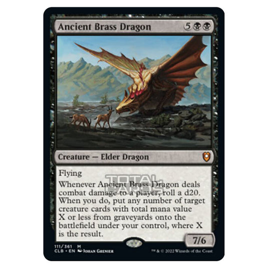 Magic The Gathering - Commander Legends - Battle for Baldur's Gate - Ancient Brass Dragon - 111/361