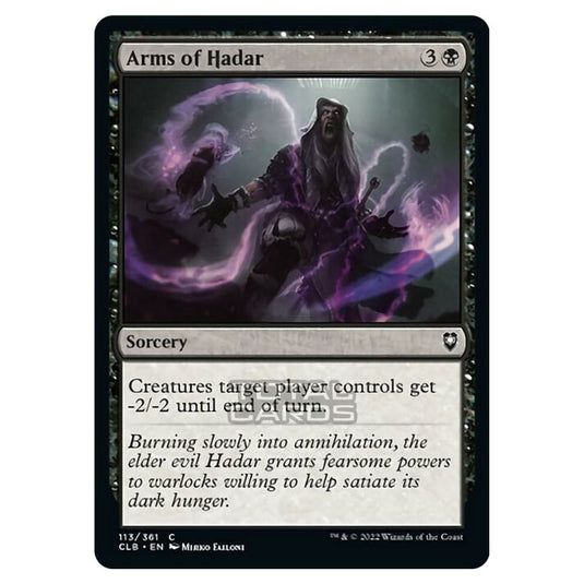 Magic The Gathering - Commander Legends - Battle for Baldur's Gate - Arms of Hadar - 113/361