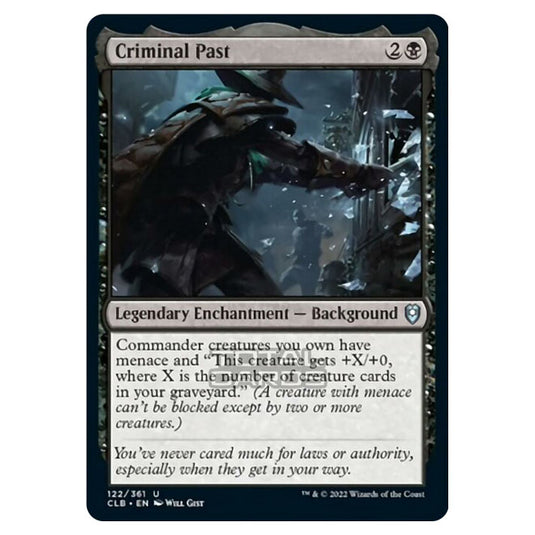 Magic The Gathering - Commander Legends - Battle for Baldur's Gate - Criminal Past - 122/361