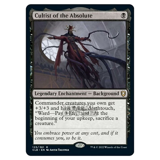 Magic The Gathering - Commander Legends - Battle for Baldur's Gate - Cultist of the Absolute - 123/361