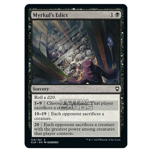 Magic The Gathering - Commander Legends - Battle for Baldur's Gate - Myrkul's Edict - 135/361