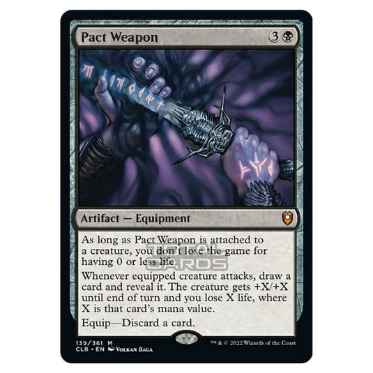 Magic The Gathering - Commander Legends - Battle for Baldur's Gate - Pact Weapon - 139/361