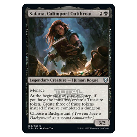 Magic The Gathering - Commander Legends - Battle for Baldur's Gate - Safana, Calimport Cutthroat - 143/361