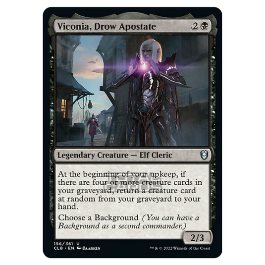 Magic The Gathering - Commander Legends - Battle for Baldur's Gate - Viconia, Drow Apostate - 156/361