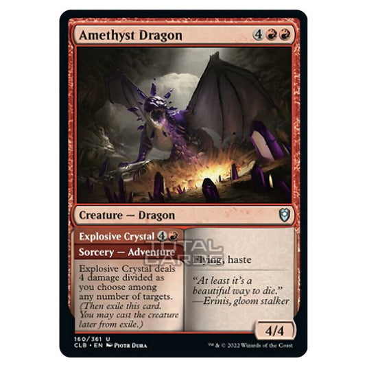 Magic The Gathering - Commander Legends - Battle for Baldur's Gate - Amethyst Dragon / Explosive Crystal - 160/361