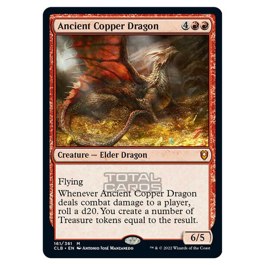 Magic The Gathering - Commander Legends - Battle for Baldur's Gate - Ancient Copper Dragon - 161/361