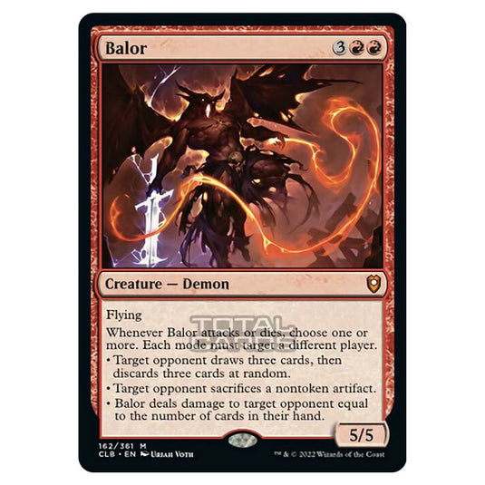 Magic The Gathering - Commander Legends - Battle for Baldur's Gate - Balor - 162/361