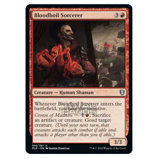 Magic The Gathering - Commander Legends - Battle for Baldur's Gate - Bloodboil Sorcerer - 164/361