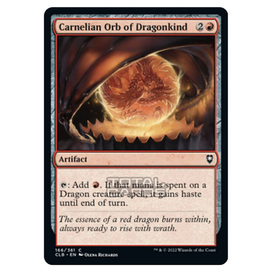 Magic The Gathering - Commander Legends - Battle for Baldur's Gate - Carnelian Orb of Dragonkind - 166/361