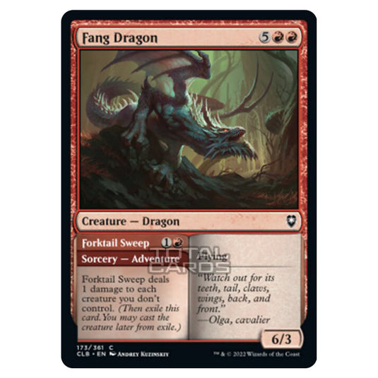 Magic The Gathering - Commander Legends - Battle for Baldur's Gate - Fang Dragon / Forktail Sweep - 173/361