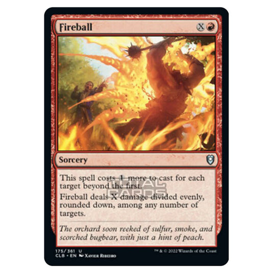 Magic The Gathering - Commander Legends - Battle for Baldur's Gate - Fireball - 175/361