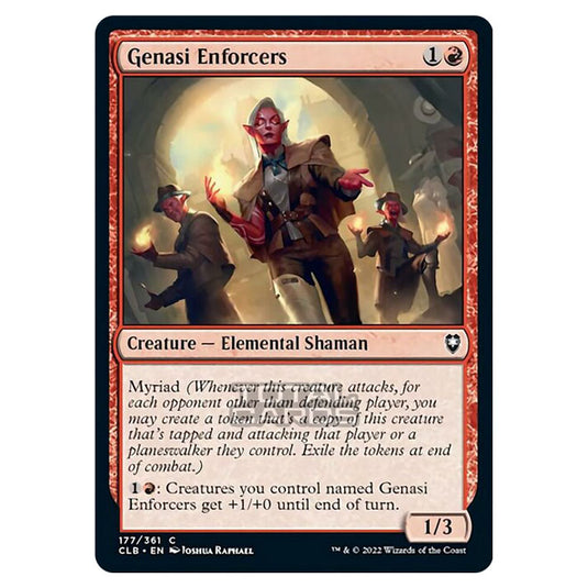 Magic The Gathering - Commander Legends - Battle for Baldur's Gate - Genasi Enforcers - 177/361