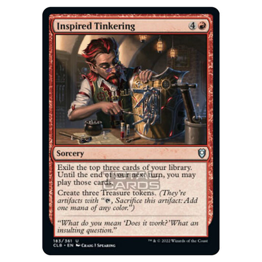 Magic The Gathering - Commander Legends - Battle for Baldur's Gate - Inspired Tinkering - 183/361