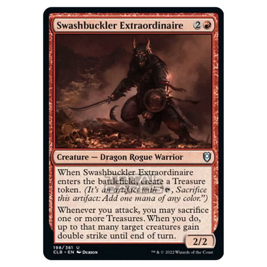 Magic The Gathering - Commander Legends - Battle for Baldur's Gate - Swashbuckler Extraordinaire - 198/361