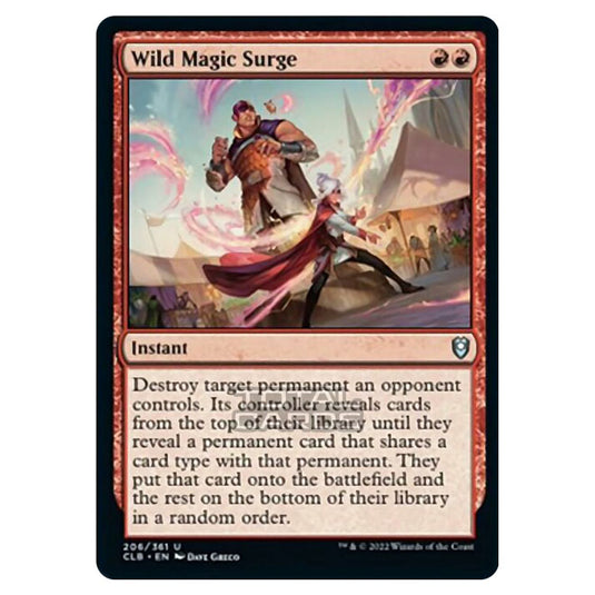 Magic The Gathering - Commander Legends - Battle for Baldur's Gate - Wild Magic Surge - 206/361