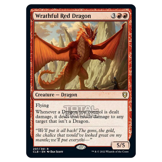 Magic The Gathering - Commander Legends - Battle for Baldur's Gate - Wrathful Red Dragon - 207/361