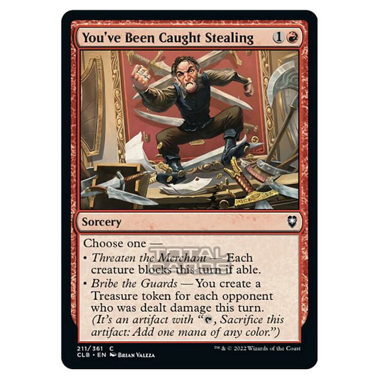 Magic The Gathering - Commander Legends - Battle for Baldur's Gate - You've Been Caught Stealing - 211/361