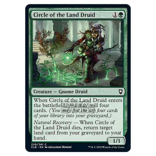 Magic The Gathering - Commander Legends - Battle for Baldur's Gate - Circle of the Land Druid - 220/361