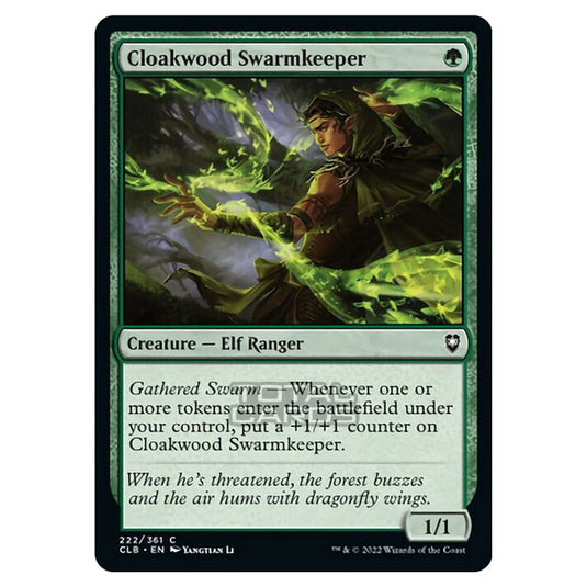 Magic The Gathering - Commander Legends - Battle for Baldur's Gate - Cloakwood Swarmkeeper - 222/361