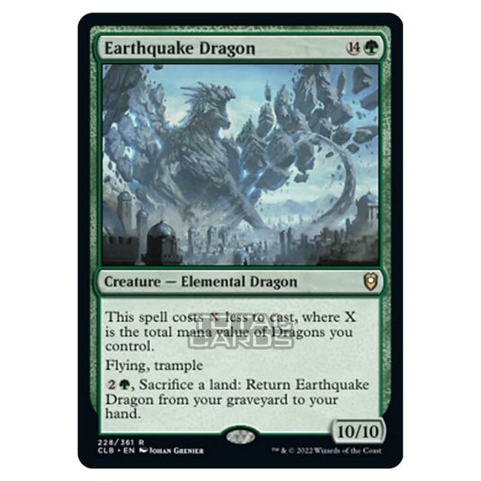 Magic The Gathering - Commander Legends - Battle for Baldur's Gate - Earthquake Dragon - 228/361