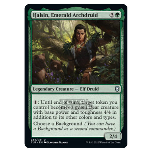 Magic The Gathering - Commander Legends - Battle for Baldur's Gate - Halsin, Emerald Archdruid - 234/361