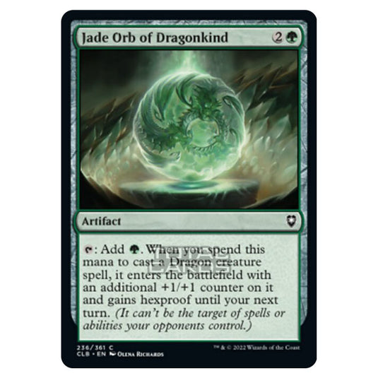 Magic The Gathering - Commander Legends - Battle for Baldur's Gate - Jade Orb of Dragonkind - 236/361