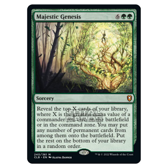 Magic The Gathering - Commander Legends - Battle for Baldur's Gate - Majestic Genesis - 240/361