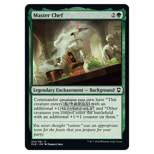 Magic The Gathering - Commander Legends - Battle for Baldur's Gate - Master Chef - 241/361