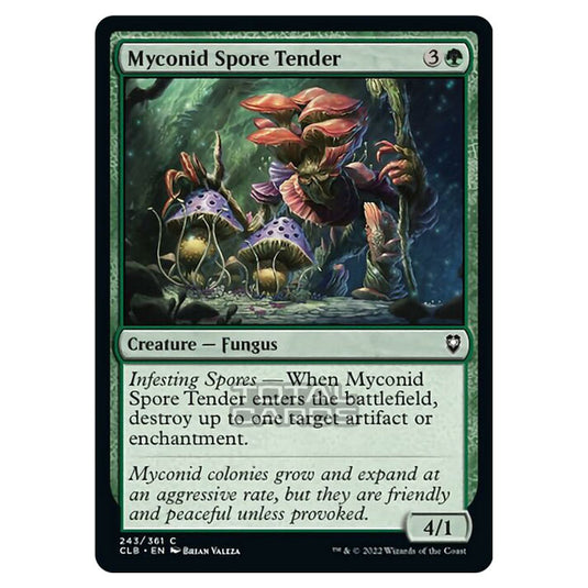 Magic The Gathering - Commander Legends - Battle for Baldur's Gate - Myconid Spore Tender - 243/361