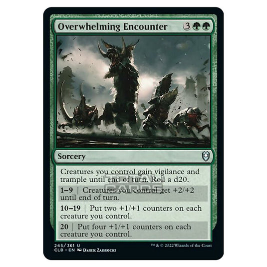 Magic The Gathering - Commander Legends - Battle for Baldur's Gate - Overwhelming Encounter - 245/361