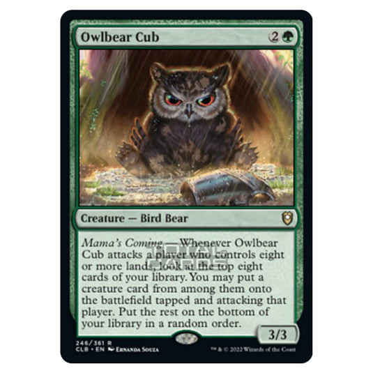 Magic The Gathering - Commander Legends - Battle for Baldur's Gate - Owlbear Cub - 246/361