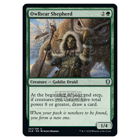 Magic The Gathering - Commander Legends - Battle for Baldur's Gate - Owlbear Shepherd - 247/361