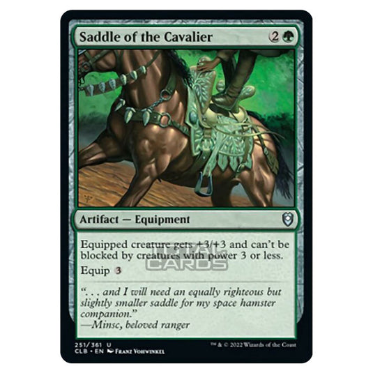 Magic The Gathering - Commander Legends - Battle for Baldur's Gate - Saddle of the Cavalier - 251/361