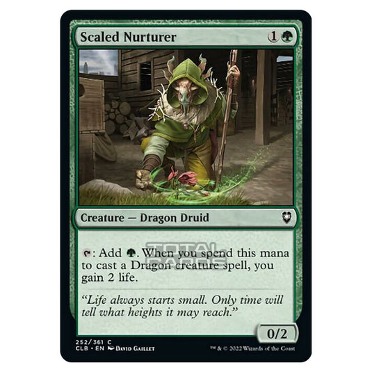 Magic The Gathering - Commander Legends - Battle for Baldur's Gate - Scaled Nurturer - 252/361