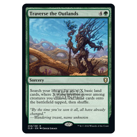 Magic The Gathering - Commander Legends - Battle for Baldur's Gate - Traverse the Outlands - 258/361