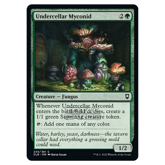 Magic The Gathering - Commander Legends - Battle for Baldur's Gate - Undercellar Myconid - 259/361