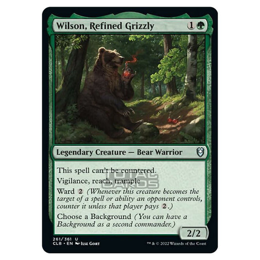 Magic The Gathering - Commander Legends - Battle for Baldur's Gate - Wilson, Refined Grizzly - 261/361