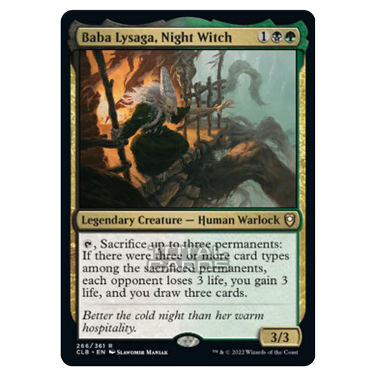 Magic The Gathering - Commander Legends - Battle for Baldur's Gate - Baba Lysaga, Night Witch - 266/361