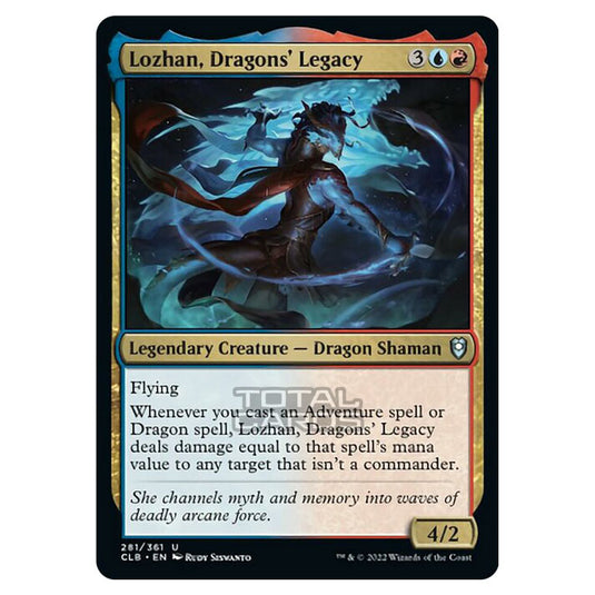 Magic The Gathering - Commander Legends - Battle for Baldur's Gate - Lozhan, Dragons' Legacy - 281/361