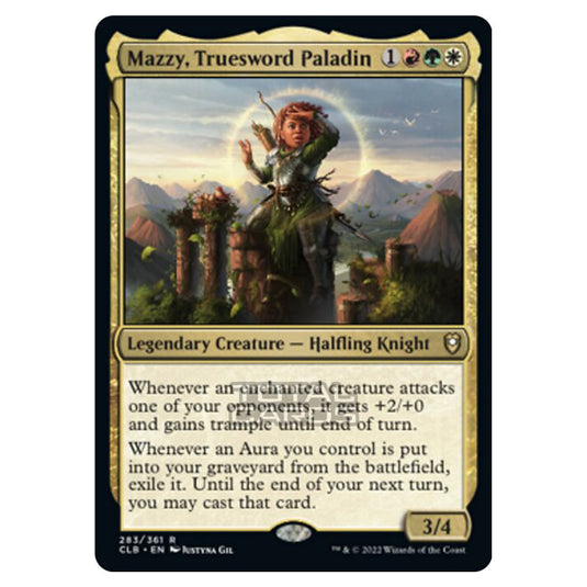 Magic The Gathering - Commander Legends - Battle for Baldur's Gate - Mazzy, Truesword Paladin - 283/361