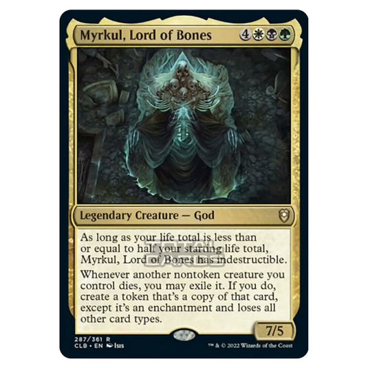 Magic The Gathering - Commander Legends - Battle for Baldur's Gate - Myrkul, Lord of Bones - 287/361