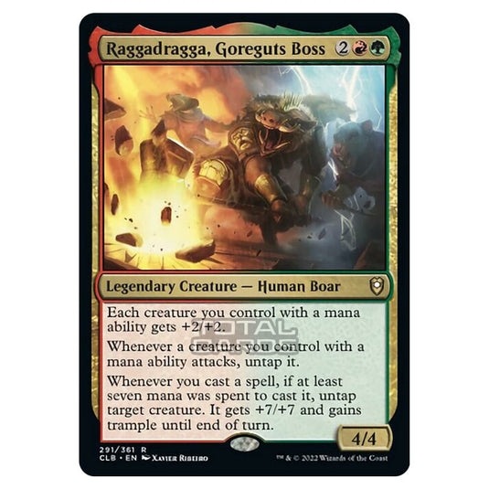 Magic The Gathering - Commander Legends - Battle for Baldur's Gate - Raggadragga, Goreguts Boss - 291/361